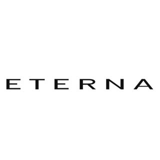 ETERNA logo in black text on white background, menswear and womenswear fashion brand