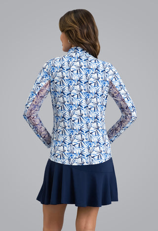 Ibkül - Norma Long Sleeve Mock Neck Top – 10248