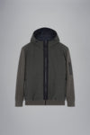 Paul & Shark - Cardigan à capuchon de laine avec devant matelassé
