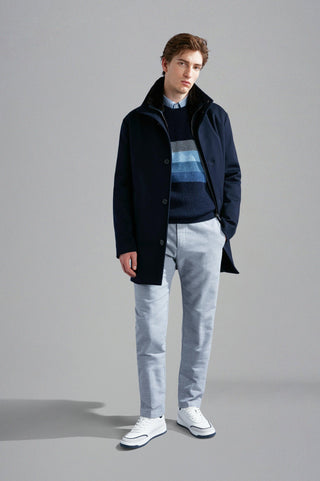Paul & Shark - Manteau de cachemire Loro Piana Storm System© - LE CAPITAINE D'A BORD