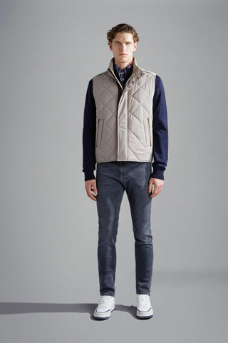 Paul & Shark - Veste sans manches matelassée Save The Sea avec alcantara