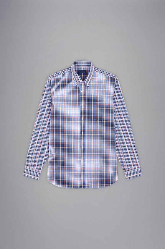 Paul & Shark - Chemise manches longues coton à carreaux - LE CAPITAINE D'A BORD