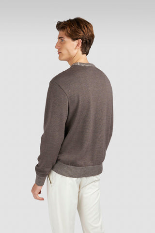 Paul & Shark - Chandail col rond de laine Soft Cool Touch