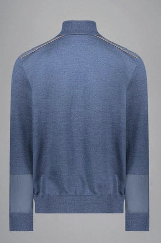 Paul & Shark - Cardigan de laine Typhoon Platinum