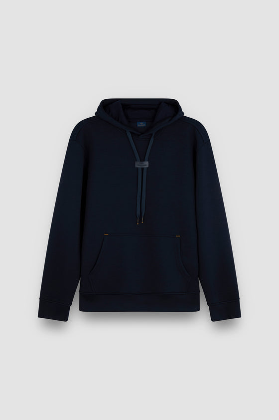 Paul & Shark - Hoody Tech Fleece avec Badge de Cuir