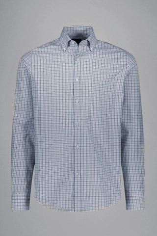 Paul & Shark - Chemise à carreaux de twill de coton