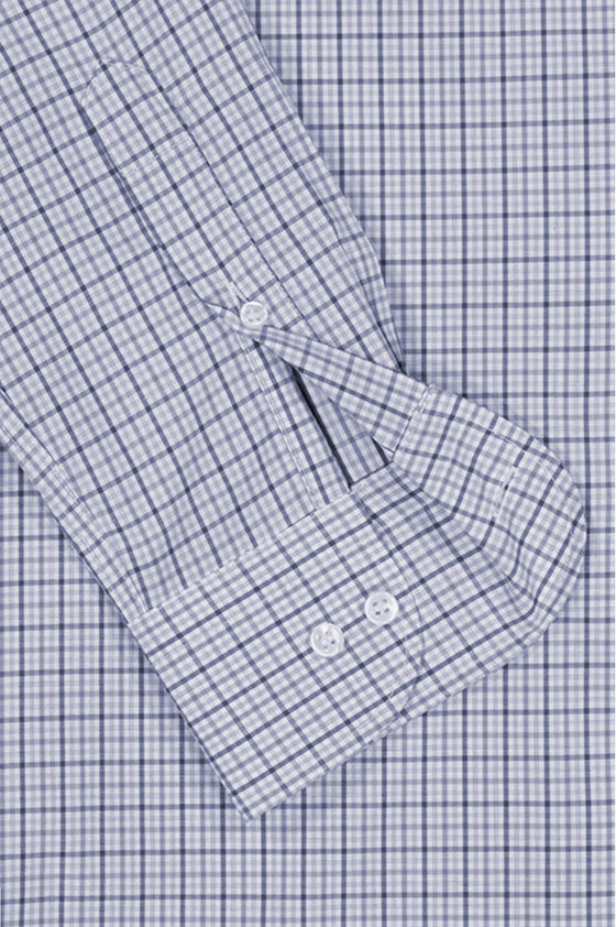 Paul & Shark - Chemise à carreaux de twill de coton