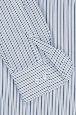 Paul & Shark - Chemise à rayures de twill de coton
