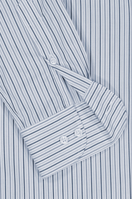 Paul & Shark - Chemise à rayures de twill de coton