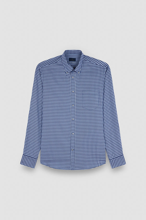 Paul & Shark - Chemise vichy de coton Silver Collection