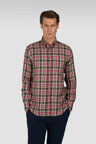 Paul & Shark - Chemise à careaux de flanelle Xsoft
