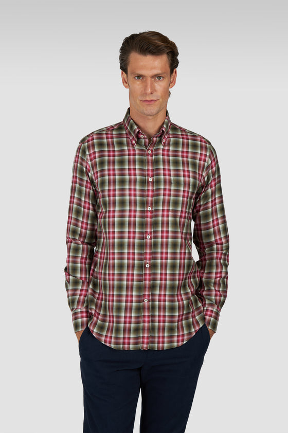 Paul & Shark - Chemise à careaux de flanelle Xsoft