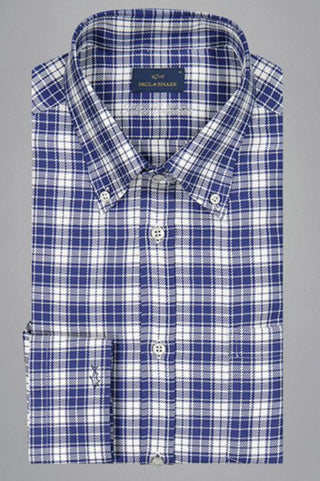 Paul & Shark - Chemise à carreaux de coton Silver Collection