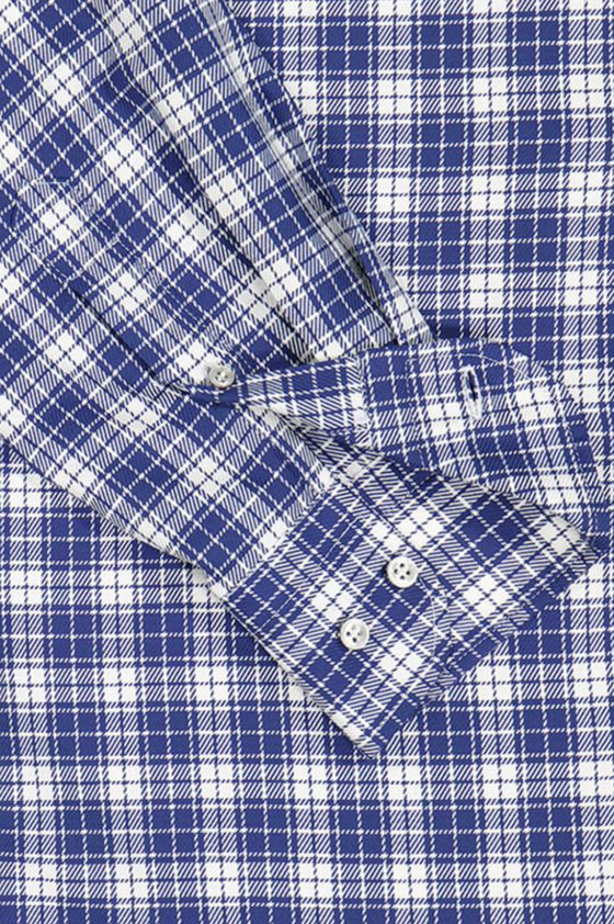 Paul & Shark - Chemise à carreaux de coton Silver Collection