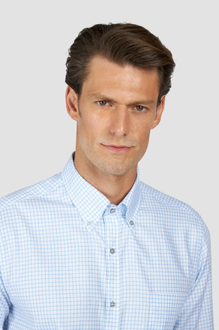 Paul & Shark - Chemise à carreaux de coton Silver Collection