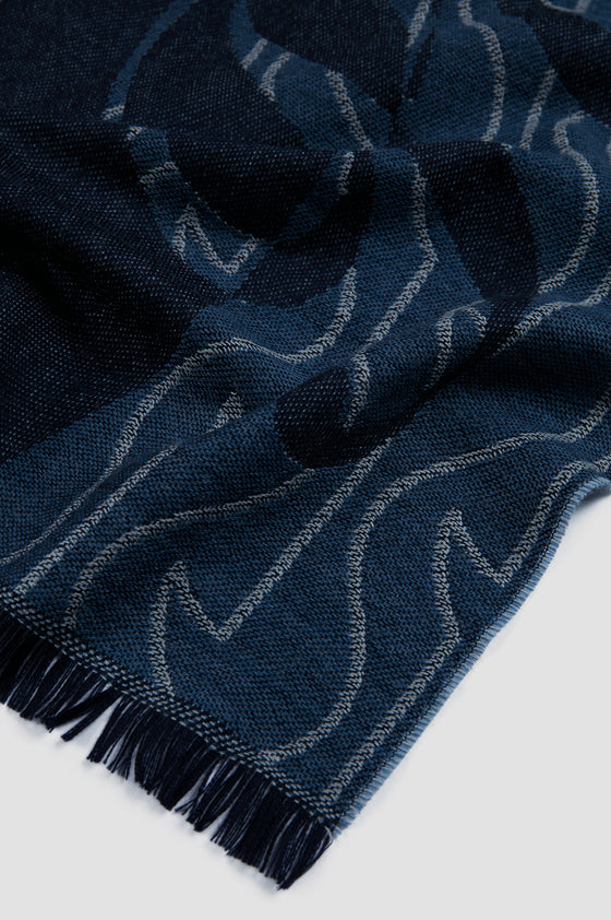 Paul & Shark - Écharpe de laine Monogram