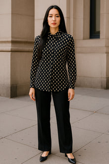  VLT's by Valentina's - 24-518 - Blouse à motifs manches longues de viscose