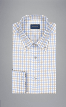  Paul & Shark - Chemise manches longues de coton à carreaux - LE CAPITAINE D'A BORD