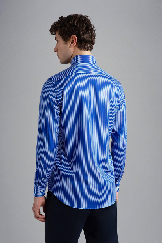 Paul & Shark - Chemise manches longues rayée Silver Collection - LE CAPITAINE D'A BORD