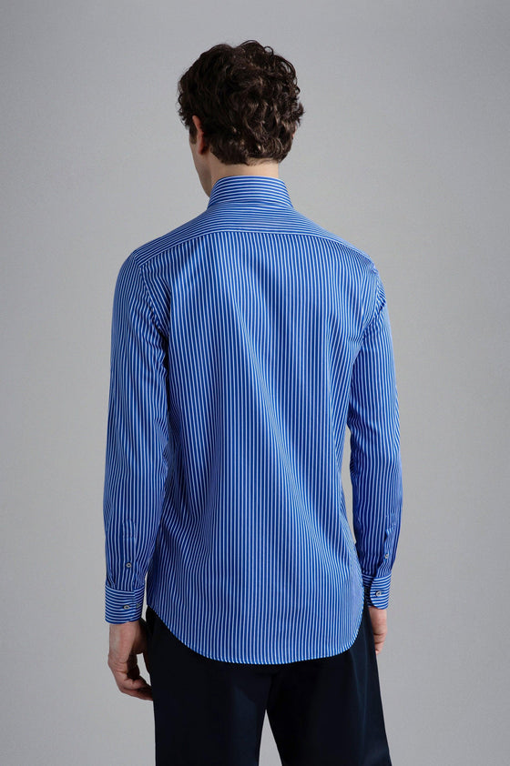 Paul & Shark - Chemise manches longues rayée Silver Collection - LE CAPITAINE D'A BORD