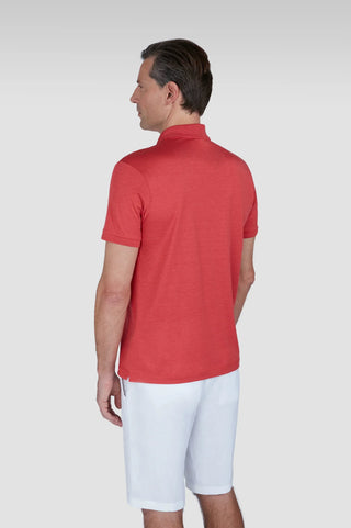 Paul & Shark - Polo manches courtes de soie et coton