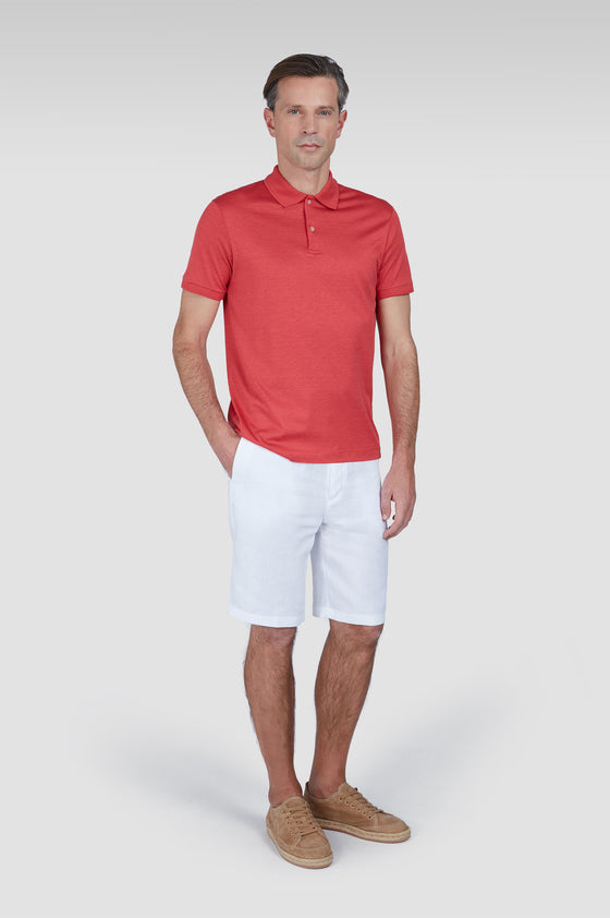 Paul & Shark - Polo manches courtes de soie et coton