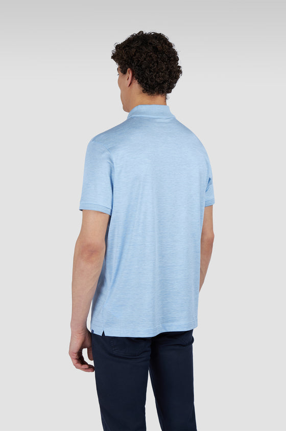 Paul & Shark - Polo manches courtes de soie et coton