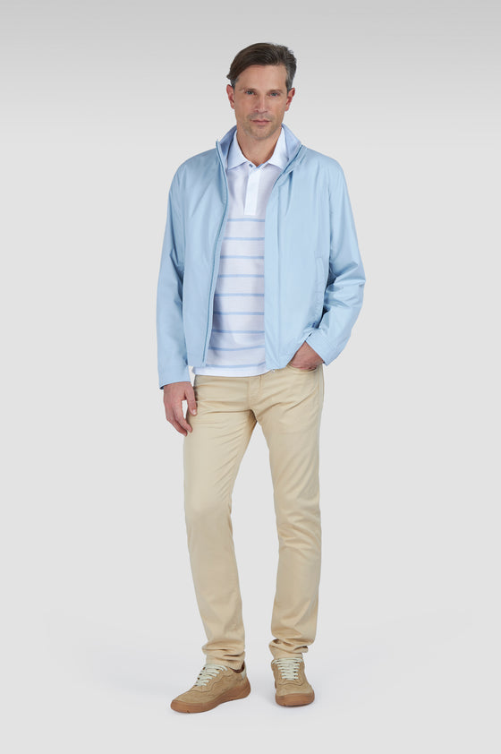 Paul & Shark - Polo manches courtes rayé de coton piqué détails de lin