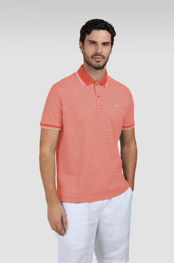 Paul & Shark - Polo rayé manches courtes coton piqué