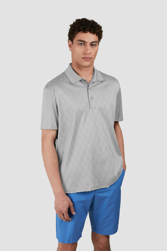 Paul & Shark - Polo manches courtes de coton Jacquard