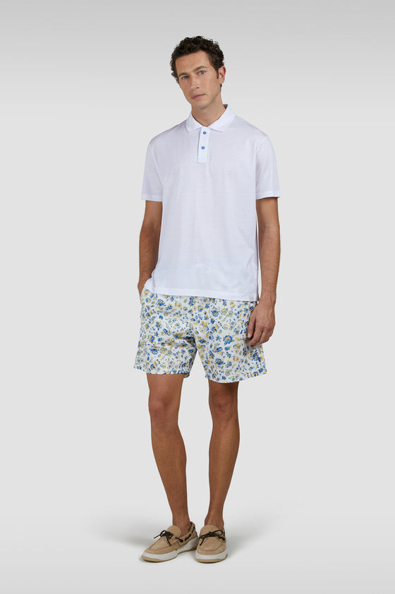 Paul & Shark - Polo manches courtes de coton et lyocell XSoft Collection Riviera