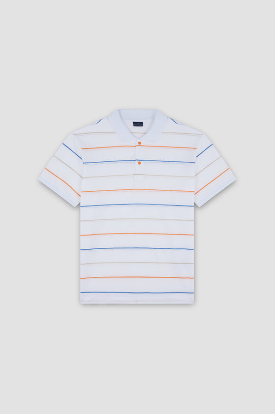 Paul & Shark - Polo manches courtes de coton double mercerisé