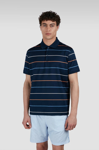 Paul & Shark - Polo manches courtes de coton double mercerisé