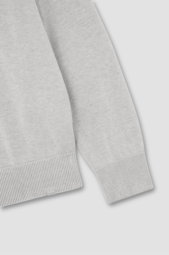 Paul & Shark - Chandail col zip de coton Fresco avec appliqués de lin