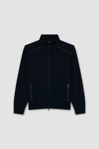 Paul & Shark - Cardigan extensible Typhoon Platinum avec Alcantara