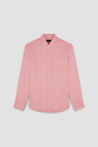 Paul & Shark - Chemise de lin manches longues unie