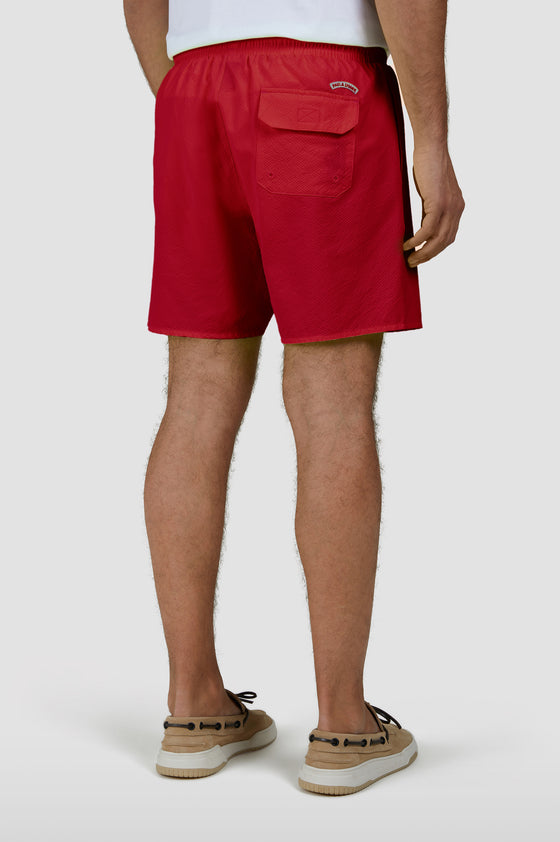 Paul & Shark - Maillot de bain seersucker avec badge