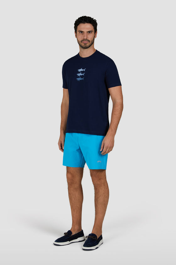 Paul & Shark - Maillot de bain seersucker avec badge