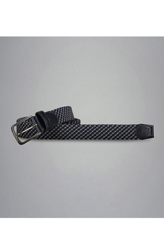 Paul & Shark - Ceinture tressée extensible avec garniture en cuir