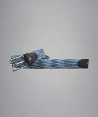 Paul & Shark - Ceinture avec détails de suède tressée élastique