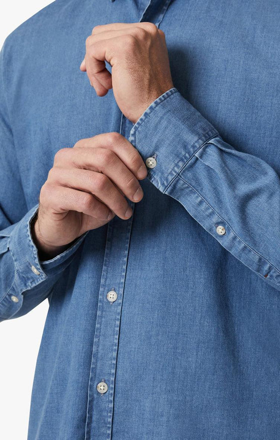 34 Heritage - Denim Shirt Light - LE CAPITAINE D'A BORD