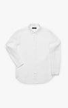 34 Heritage - Linen Chambray Shirt Bright White - LE CAPITAINE D'A BORD