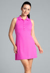 Ibkül - Solid Polo Tennis Dress - 62000