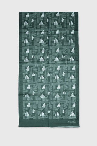 Armor-Lux - Foulard motifs voiliers de coton