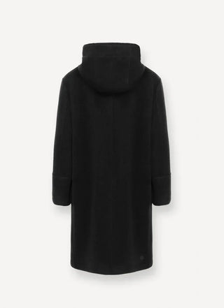 Colmar - Manteau avec capuche en drap de laine pour femme