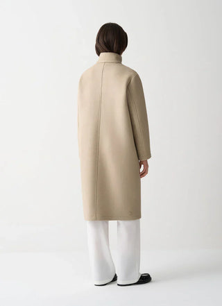 Colmar - Knit Tasteful - Manteau long en drap de laine pour femme