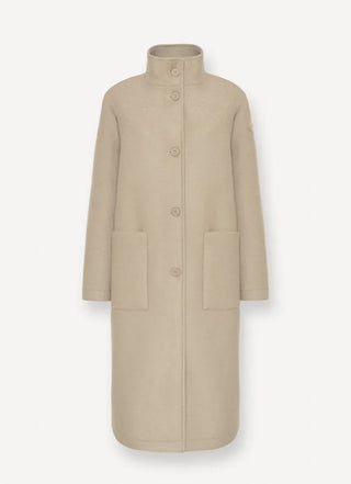 Colmar - Knit Tasteful - Manteau long en drap de laine pour femme