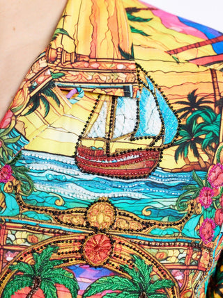 Robert Graham - THE SAILOR SKY - Chemise manches courtes Édition Limitée