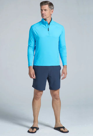 Ibkül - Men's Long Sleeve Mock Neck Pullover - 90199 (Modern Fit)