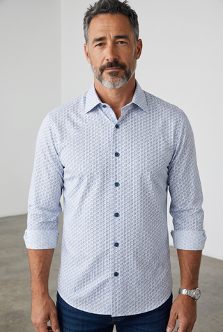 Bugatchi - James - Chemise manches longues vins et cocktails OoohCotton®